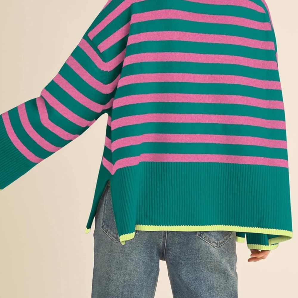 Colorful Striped Sweater - Picture 2 of 3